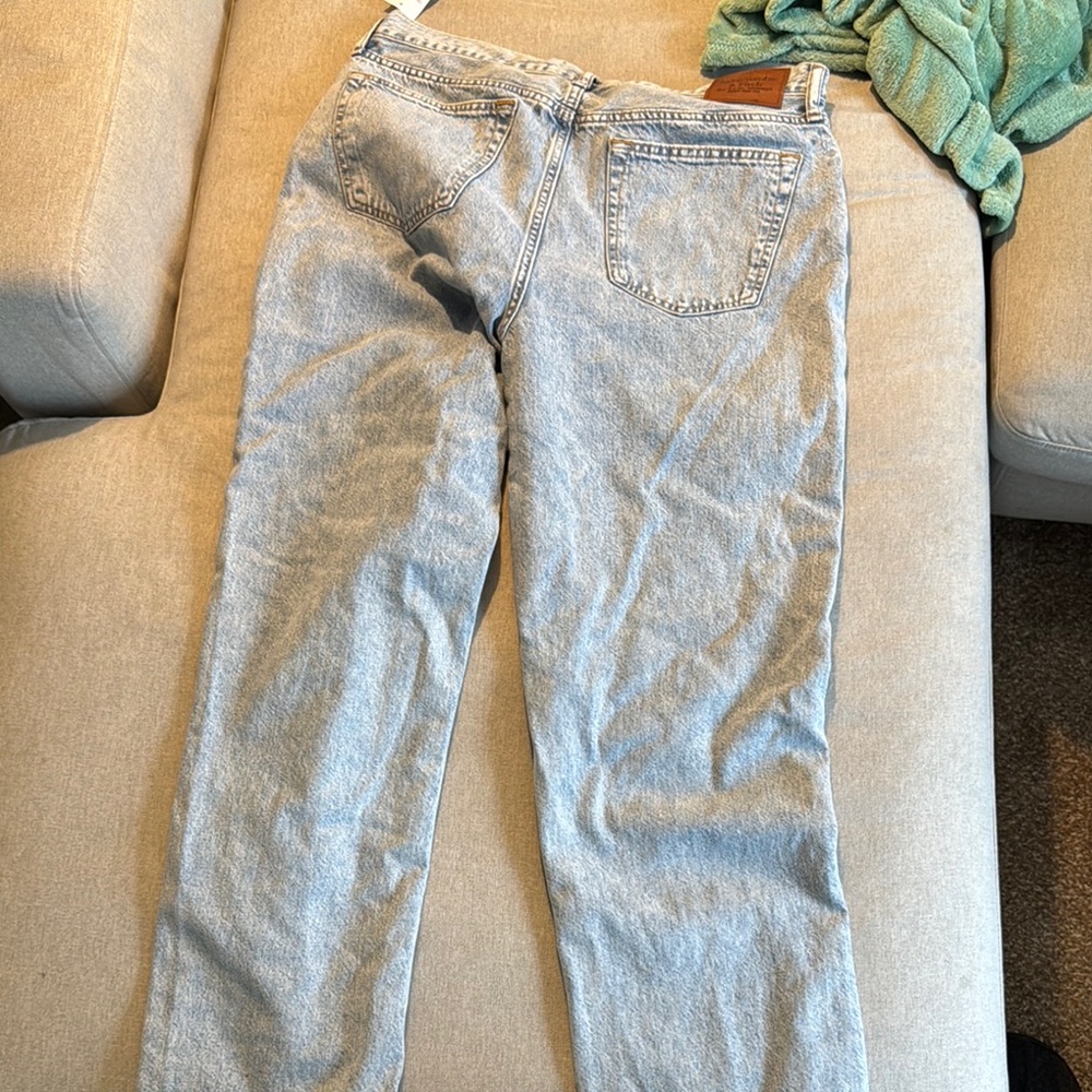 Abercrombie & Fitch Blue Relaxed Jeans - Picture 3 of 3